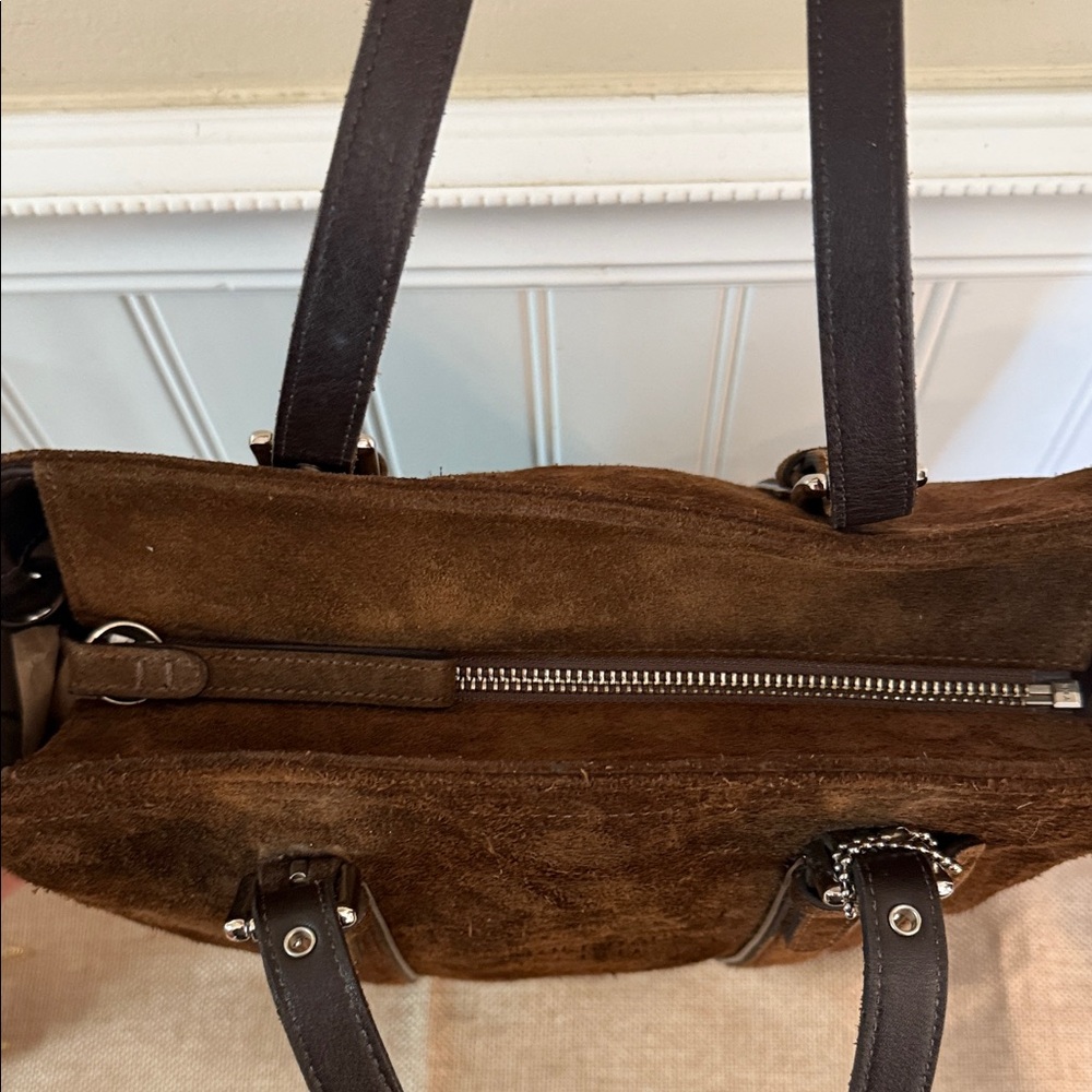 Coach vintage 2005 suede Hampton tote - Picture 7 of 14